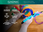 Kit Lapiz impresora 3d Gadnic + Molde para crear con impresora 3D