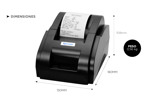 Impresora Térmica X-Printer XP-58IIH USB 58mm Alta Velocidad Impresión 90mm/s