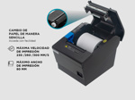Impresora Térmica de Alta Velocidad XPrinter Q801K 80 mm con USB