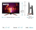 Monitor Gamer 2k 27 Pulgadas Benq Mobiuz Ex2710q Fsync 165hz