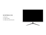 Monitor LED Gadnic 27 pulgadas Alta Resolución