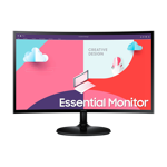 MONITOR 24" SAMSUNG S3 C36C LS24C360EALX GAMER CURVO FULLHD HDMI 75HZ NEGRO