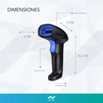 Lector Código de Barra Inalámbrico Nictom LCB6200 Usb