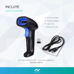 Lector Código de Barra Inalámbrico Nictom LCB6200W Usb