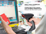 Lector Código de Barras Gadnic 2D USB Lee QR Alta Velocidad de Lectura + Soporte
