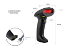 Lector Código de Barras Gadnic 2D USB Lee QR Alta Velocidad de Lectura + Soporte