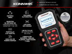 Scanner Automotriz Kw818 KONNWEI OBD2 Multimarca