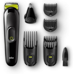 Afeitadora Y Cortadora De Pelo Braun MGK3221 NEGRA 220V 