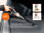 Aspiradora de Mano 12v Para Auto Portátil 108w Filtro HEPA Cable 4,5Mts