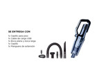 Aspiradora de Mano Gadnic Para Auto Y Hogar 120W Portatil