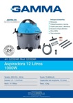 Aspiradora Gamma 12lts Seco/liquido G2202AR 1000w