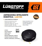 Aspiradora Inteligente Robot Lusqtoff Lar-102 26w Barredora