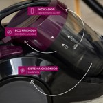 Aspiradora Atma As8920 2l 1300w Ciclónica Sin Bolsa