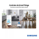 Aspiradora Robot Samsung Vr30t85513w Jetbot con estación de limpieza