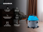 Aspiradora de Tacho Gamma 12 lts 1000W Seco Humedo G2202