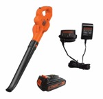 Soplador De Hojas Inalambrico Black Decker Lsw221 20v Jardin