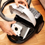 Aspiradora Black+decker Vcbd1600-ar Con Bolsa 1600w Blanca
