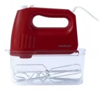 Batidora De Mano Amasadora Peabody Hma550 300w 4 Vel + Turbo (Rojo)