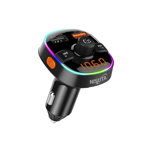Transmisor FM bluetooth con 2 USB y carga rapida QC3.0, con luces NISUTA - NSFM52