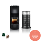 Cafetera Nespresso Essenza Mini con Aerochino Negra A3KC30-AR-BKNE2