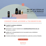 Cafetera Nespresso Essenza Mini con Aerochino Negra A3KC30-AR-BKNE2
