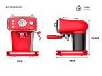 Cafetera Express Gadnic CME08 Home Pro 1050W 19 Bar Con Espumador
