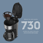Cafetera eléctrica Electrolux Inox ECM20 1,2L