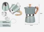 Cafetera Moka Cuk By Gadnic MK60P Tipo Italiana