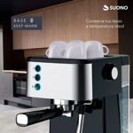 Cafetera Express Suono Acero Inoxidable 1.5 L 20 Bares 1350 W CSI