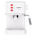 Cafetera Expreso DAEWOO 20 Bares DES1552WH Espumador de Leche blanca