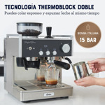Cafetera Oster Espresso EM7400, Barista Perfect Brew Maxima