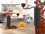 Molinillo de Café Manual Gadnic Profesional Con Regulador de Molida