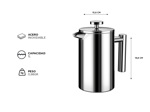 Cafetera Prensa Francesa Gadnic Acero Inoxidable Térmica