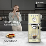 Cafetera Espresso Slim 20 Bar 1350w 1.1 Litros