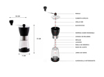 Molinillo de Café Gadnic GR7 Profesional