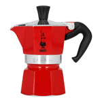Cafetera Italiana Moka Bialetti Express 1 Pocillo Color roja