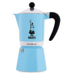 Cafetera Bialetti Rainbow 1 Cup manual celeste italiana
