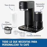 Cafetera Oster Latte 4 en 1 c/espumador integrad Accesorios