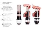 Kit Cafetera Gadnic CukPress Prensa Tipo Aeropress Portátil + Accesorios