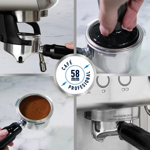 Cafetera Oster Express AInox 15 Bar Vapor Molinillo Acc