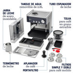 Oster Cafetera Para Espresso Barista Perfect Brew BVSTEM7400