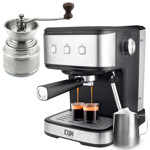 Cafetera Express 19 Bar CME04 + Molinillo De Cafe Manual Gadnic