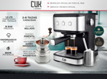Cafetera Express 19 Bar CME04 + Molinillo De Cafe Manual Gadnic