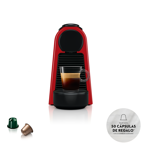 Cafetera Nespresso Essenza Mini Roja + Aeroccino Espumador