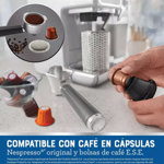 Cafetera Expresso + Capsula Oster Em6801w 19 Bares Espumador