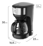 Cafetera Eléctrica Electrolux Ecm20 1,2l Acero Inoxidable
