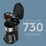 Cafetera Eléctrica Electrolux Ecm20 1,2l Acero Inoxidable