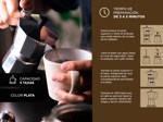 Cafetera Gadnic Moka Express manual plateada italiano  3 Tazas