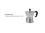 Cafetera Gadnic Moka Express manual plateada italiano  3 Tazas