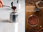 Kit Barista Molinillo Manual Aluminio + Cafetera Gadnic Aluminio